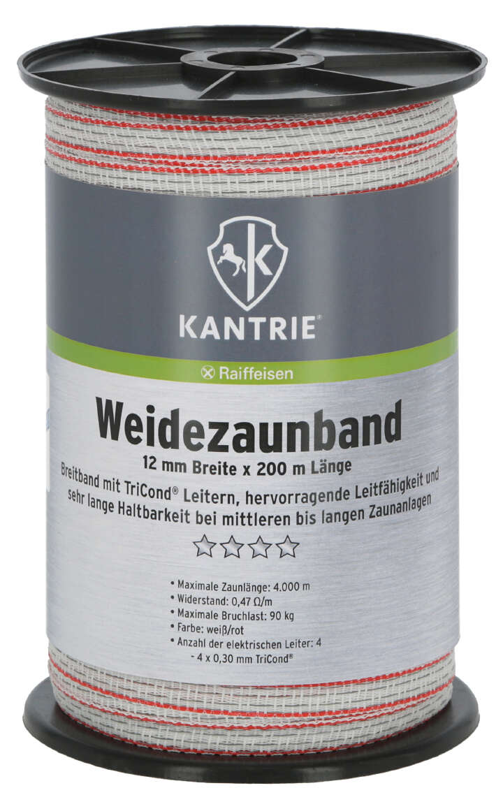 KANTRIE Weidezaunband für mittlere Zaunanlagen